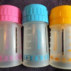 Playtex Nurser 3 Oz Bottles Vintage 1994